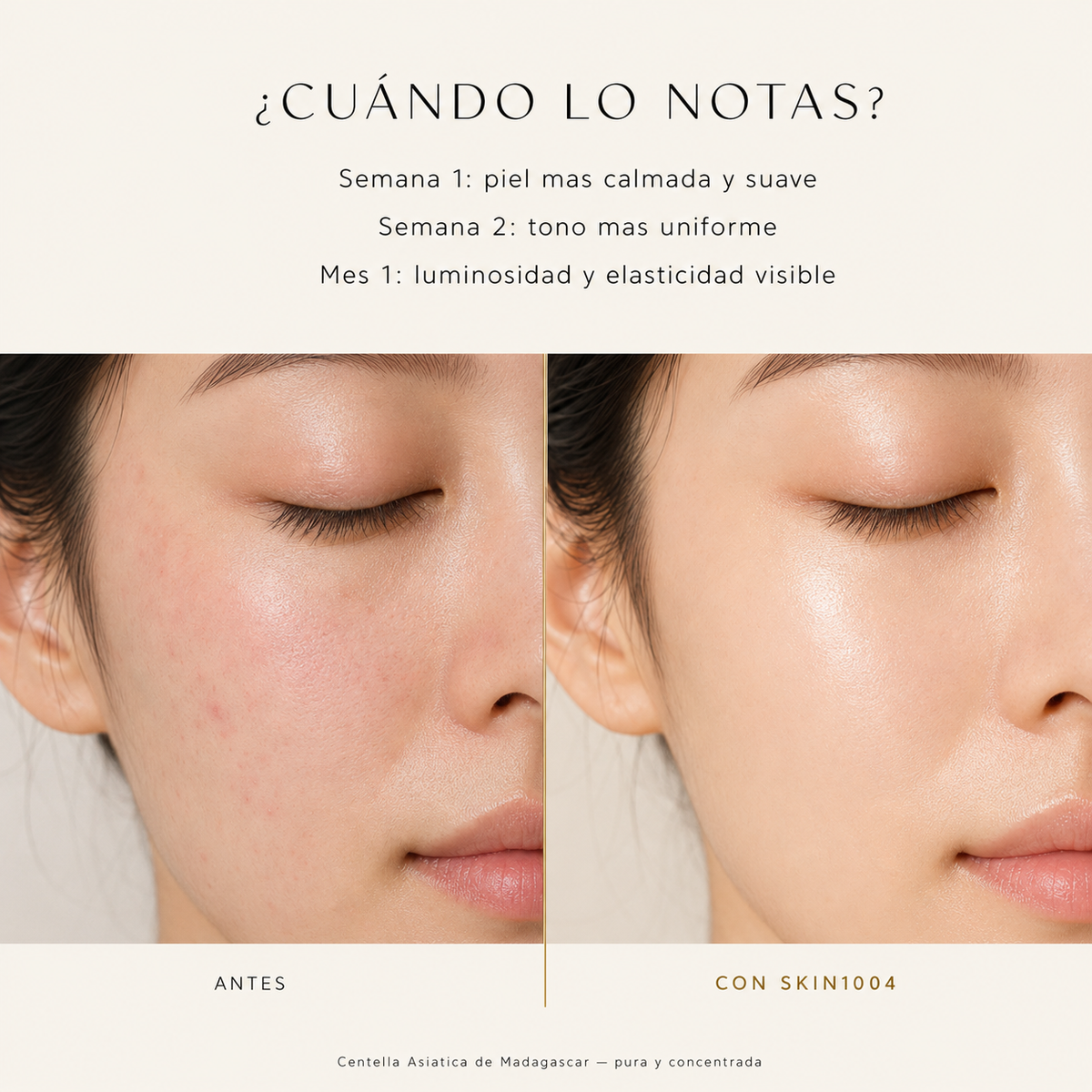 Continua con tu crema hidratante de siempre