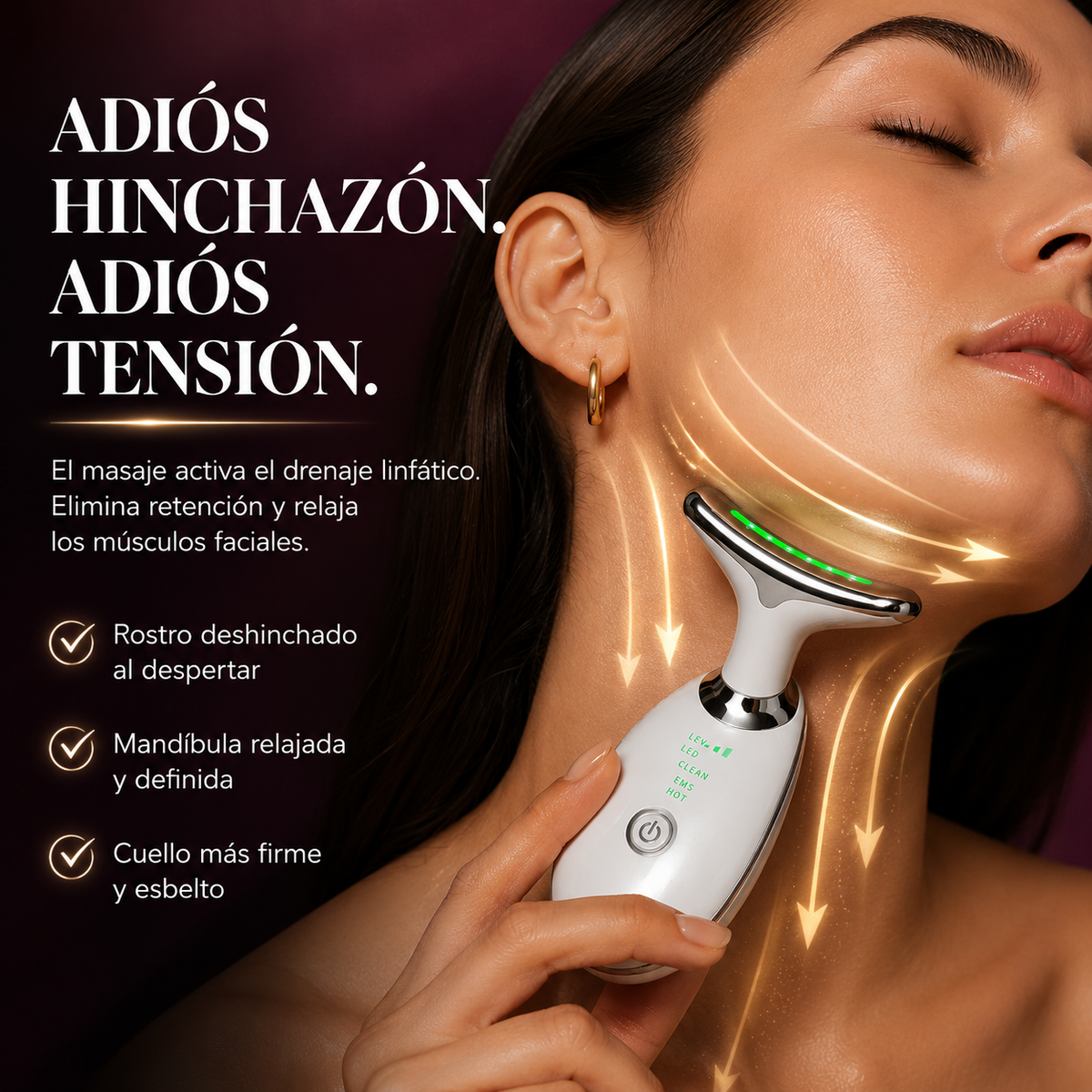 Masaje profundo activa el drenaje linfático