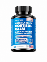Megneta™ Cortisol Calm 60 cápsulas | Suplemento para el Estrés, Sueño Profundo y Equilibrio Hormonal